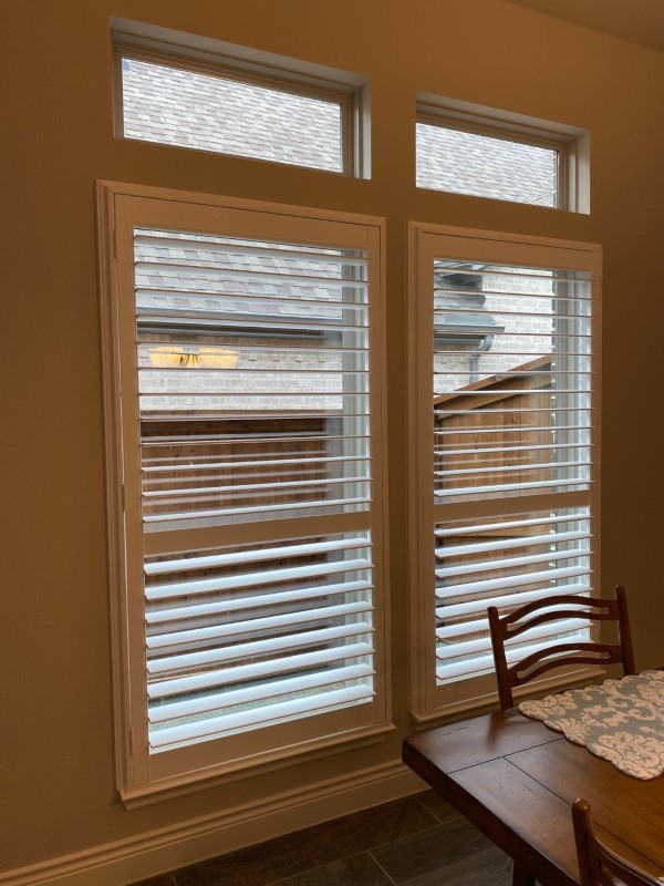 Shutters and blinds for new home in Celina TX
